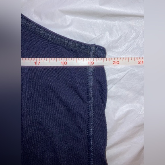 Shiner Texas Beer Tank Top Navy Blue Distressed Reversed Hem XL GUC - Picture 9 of 10